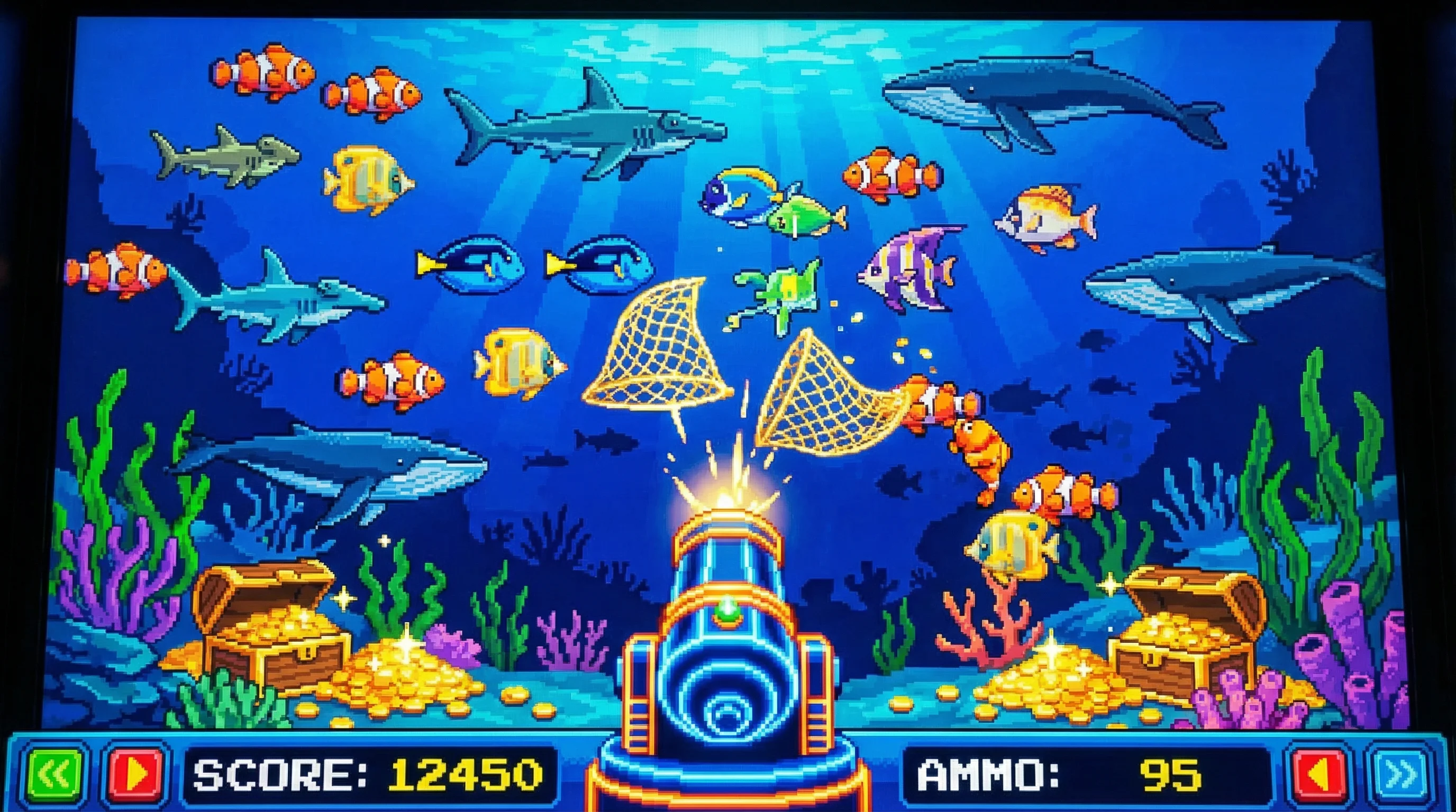 街机捕鱼嘉年华多人在线游戏